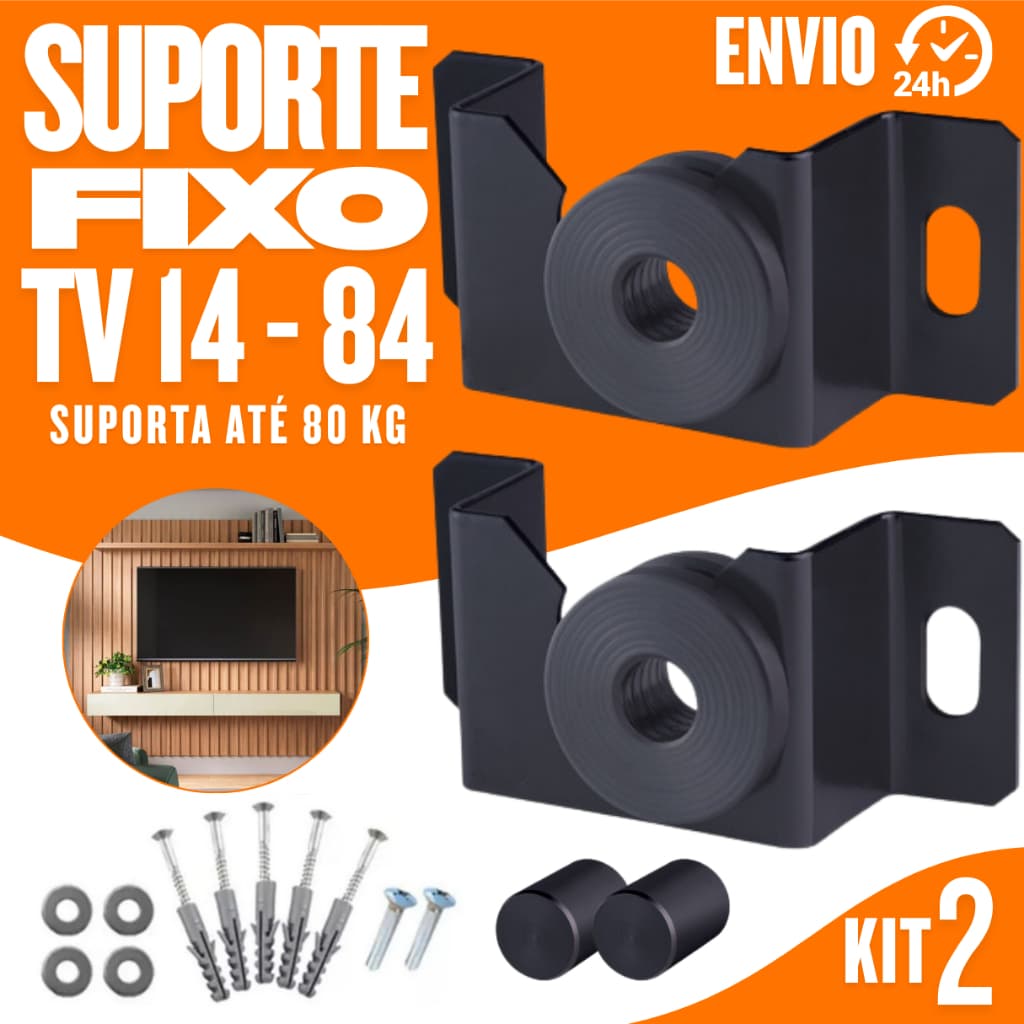 Suporte de TV Universal  Fixo De 10 a 100 Polegadas