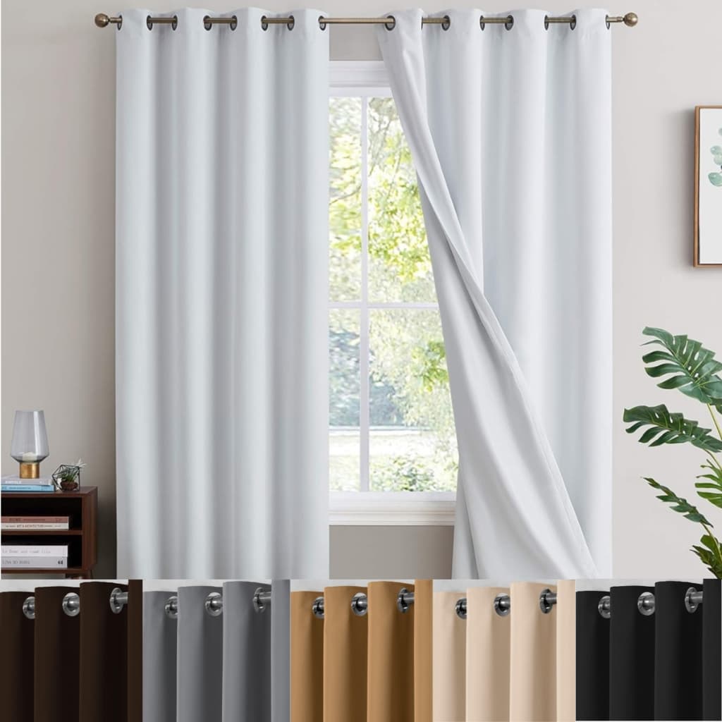 Cortina blackout tecido 2,80 x 1,80 corta luz para sala/quarto