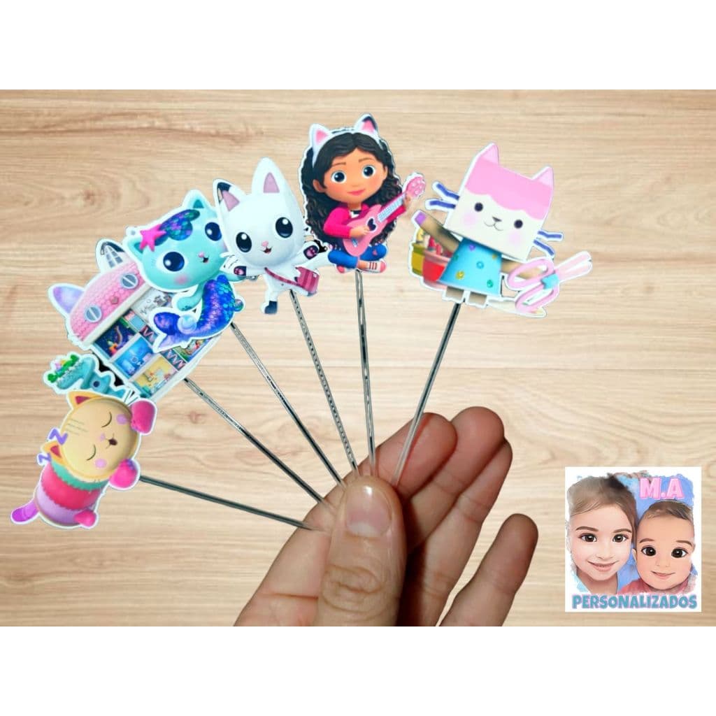 Topper para Docinho - Casa magica da gaby