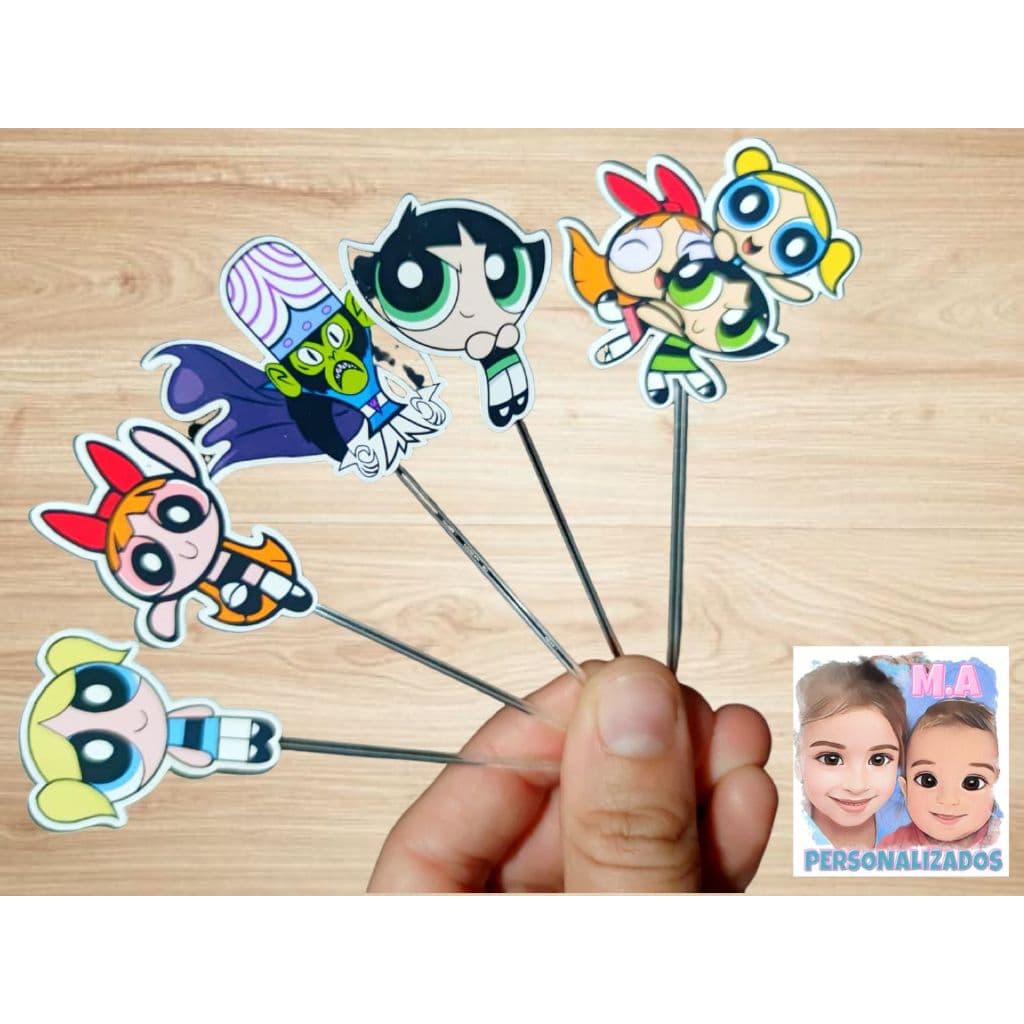 Topper para Docinho - Meninas Super poderosas