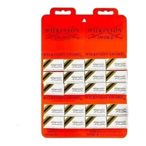 Lâmina De Barbear Gilete Wilkinson Cartela C/60 Un Original