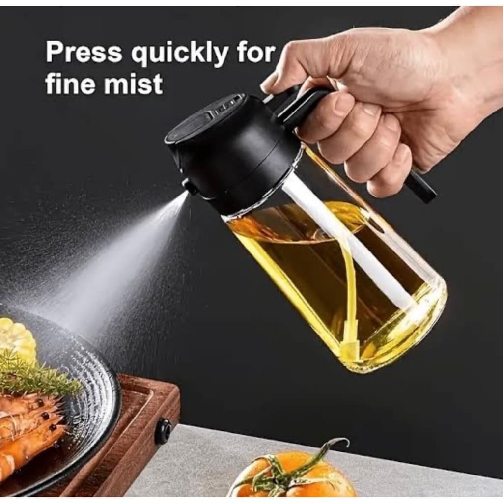 Dosador dispenser pulverizador 2 em 1 para alimentos líquidos para cozinhar - 1UN