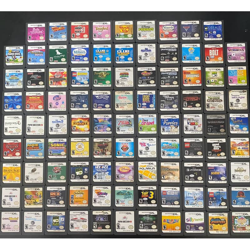 JOGOS NINTENDO DS ORIGINAIS SEM CAPA - MARIO, ZELDA,  STAR WARS, LEGO, HARRY POTTER, CALL OF DUTY, BEN 10, CLUB PENGUIN