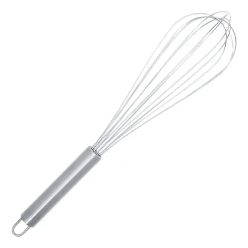 Batedor profissional premium Ovos Fue Fuet Inox 45Cm Reforçado Bolo massas confeitaria