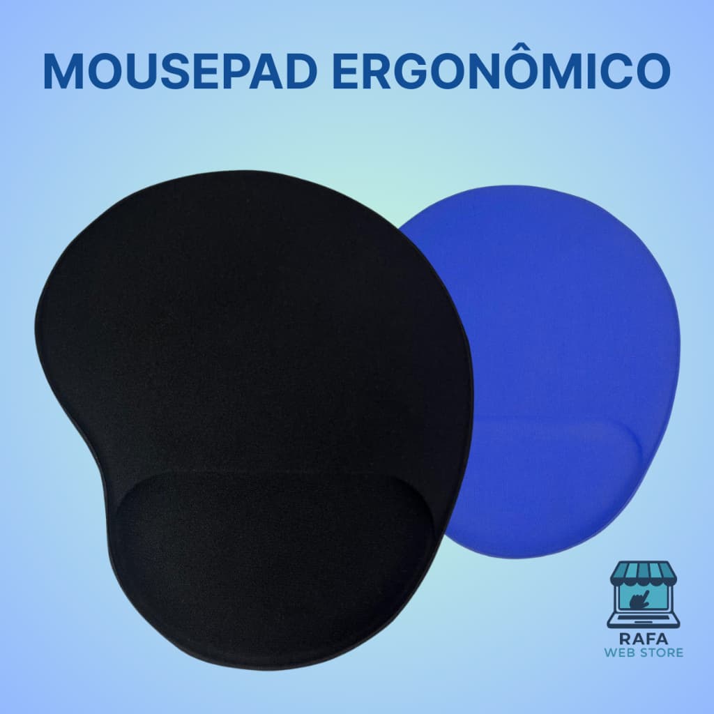 Mousepad Ergonômico com Apoio Para Punho Profissional | Envio Imediato