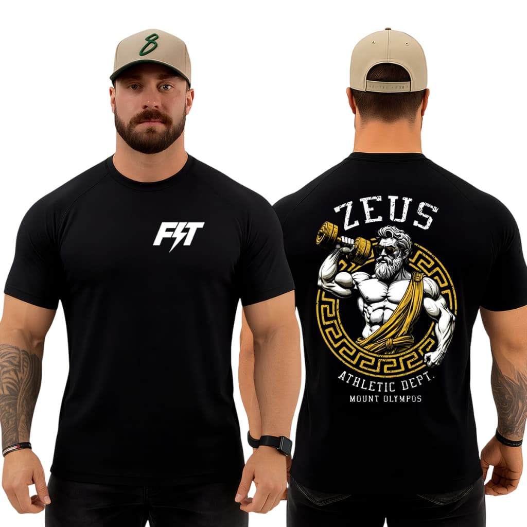 Camiseta Dry Fit Muscle Fit Masculina Zeus Atividade Física