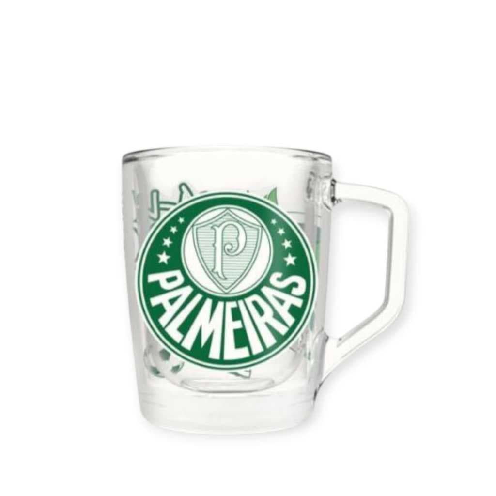 Xícara Café 60ml Palmeiras Da-lhe Porco Polipropileno - Helsim