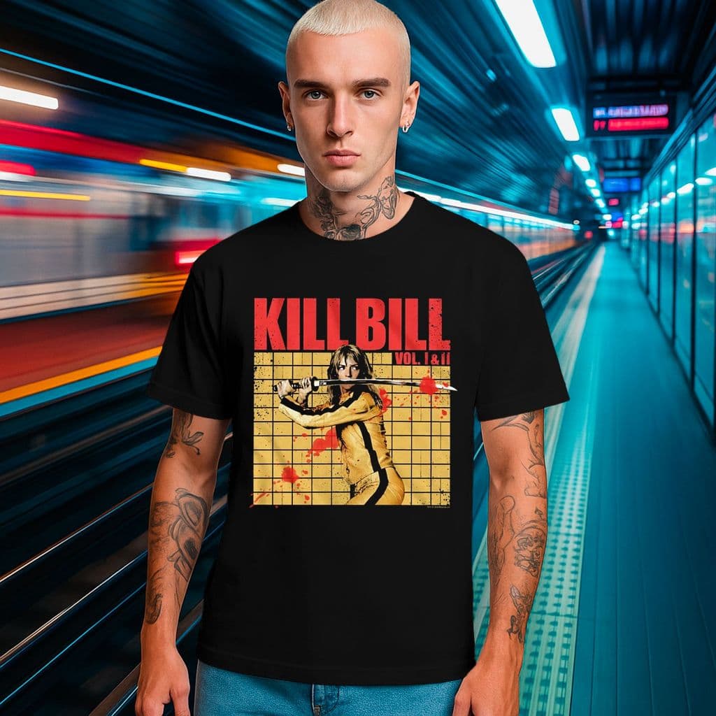 Camiseta Básica Unissex Kill Bill Filme Antigo Clássico Camisa Costura Reforçada