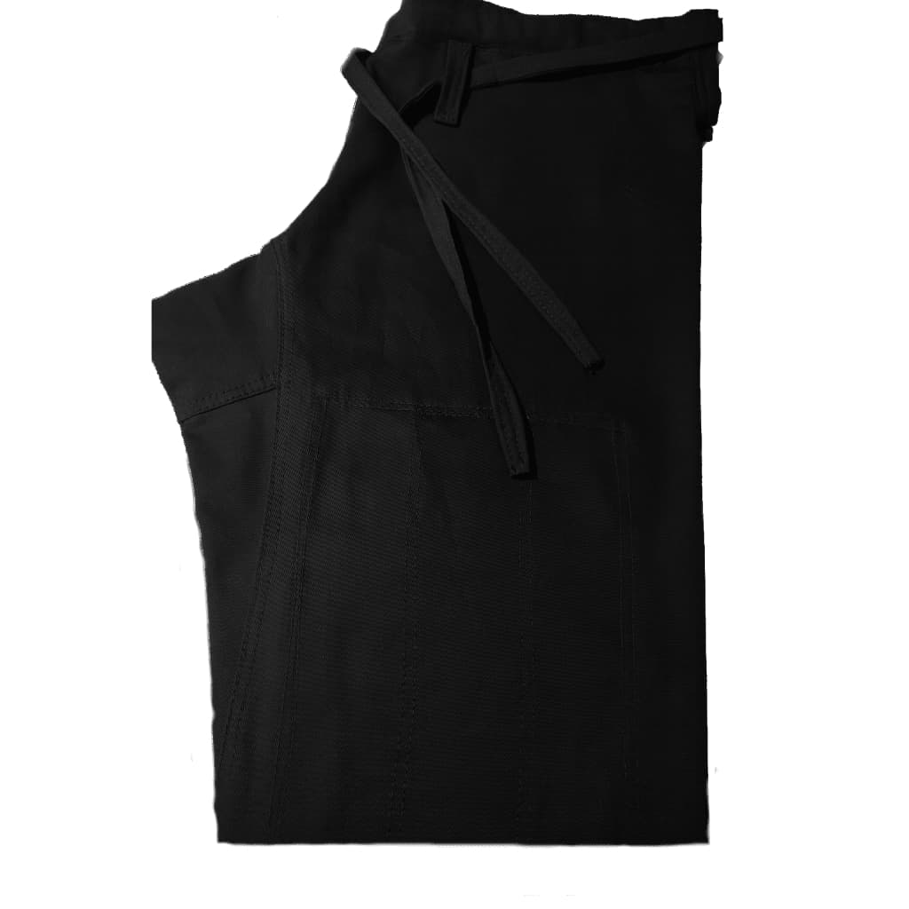 Calça Jiu-jitsu Brim Modelo Reforçado Preta - Shizen Kimonos