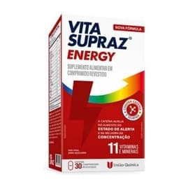 Vita Supraz Energy Suplemento Alimentar com 30 comprimidos União Quimica