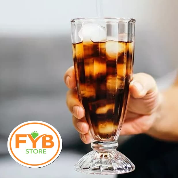 Jogo 12 ou 6 Taças Milkshake Sorvete Açai Suco Sobremesa 360ml Restaurante Sorveteria Lanchonete