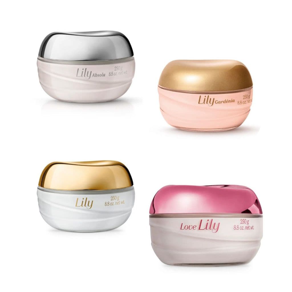 Creme Acetinado Hidratante Desodorante Corporal Lily 250g- PRODUTO ORIGINAL