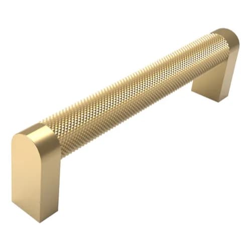 Puxador Haste Rigato Estilo Allen Granado 192mm Dourado Fosco Matte Gold