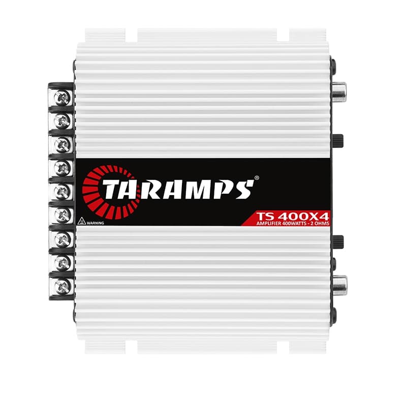 Módulo Amplificador TS400X4 400w RMS 4 Canais Som Automotivo Saída RCA
