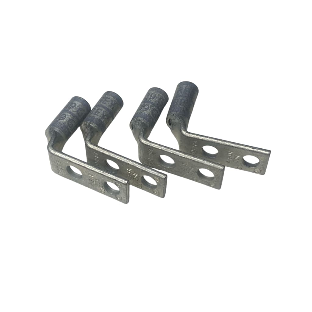 Conector terminal retangular 90º  AWG 4 para cabos de 25mm