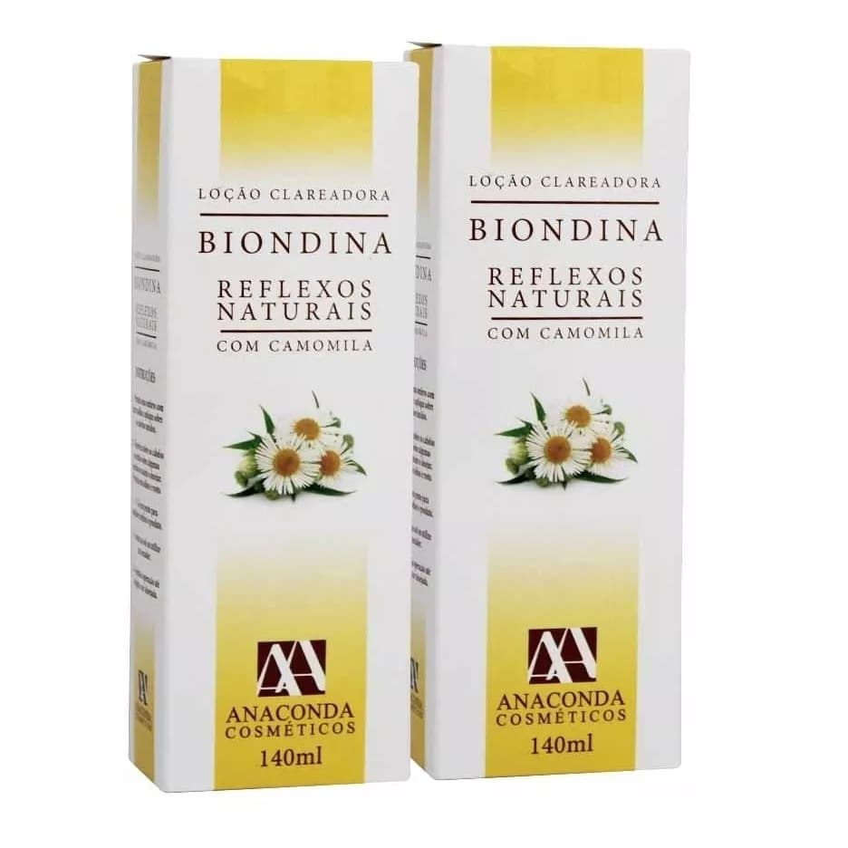 2 Biondina Refil Reflexos Naturais com Camomila Anaconda - 140ml
