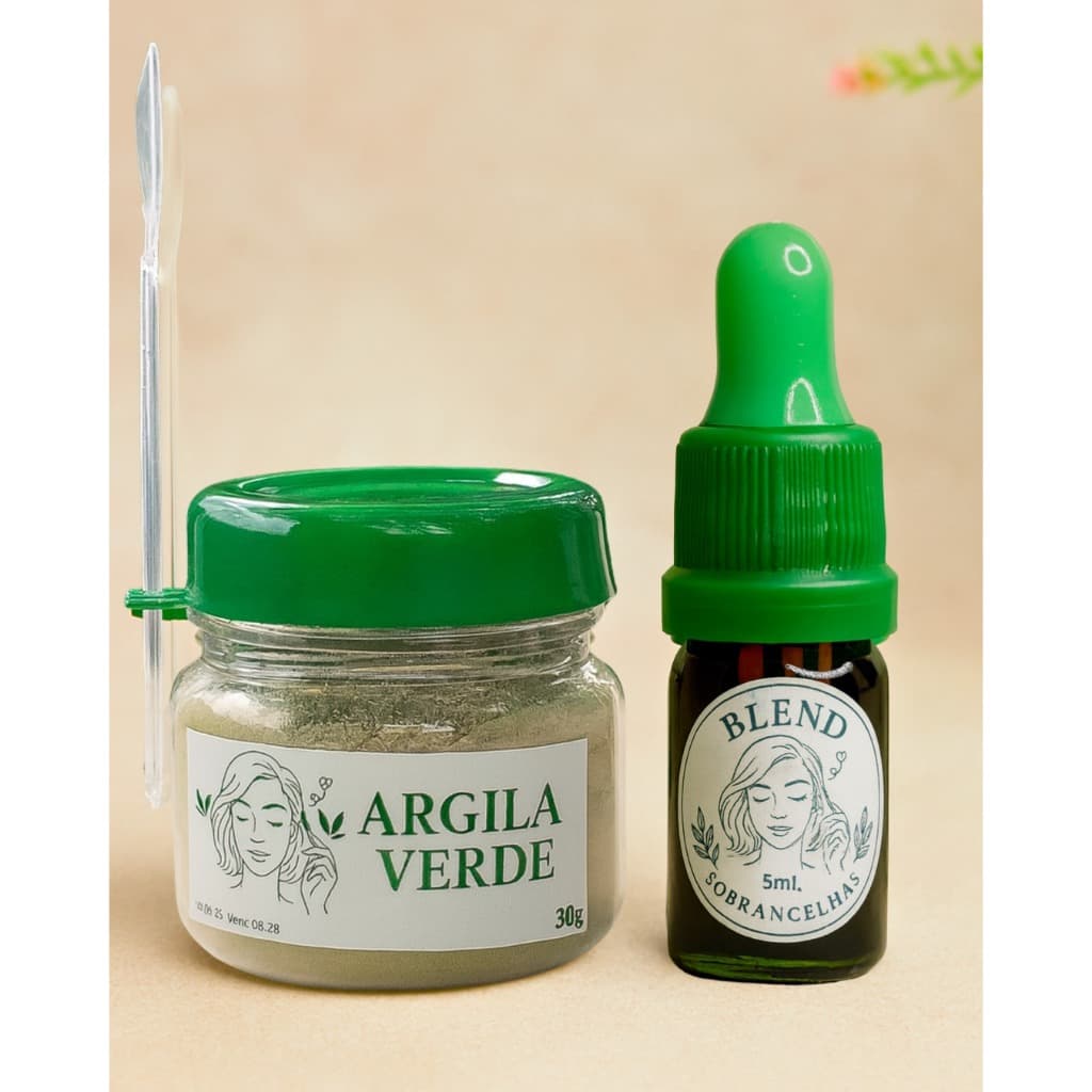KIT ARGILA + BLEND SÉRUM SOBRANCELHAS CRESCIMENTO CAPILAR
