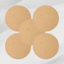 Kit 5 Sousplat 35cm Supla Soupla Suplat Mesa Posta Jogo Americano Artesanato Mdf cru 3mm Decorativo