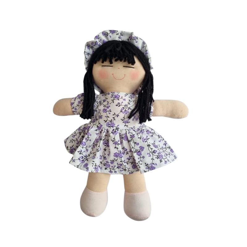 Boneca De Pano 30cm Japonesa Japa Asiática Japão Oferta Direto Da Fábrica