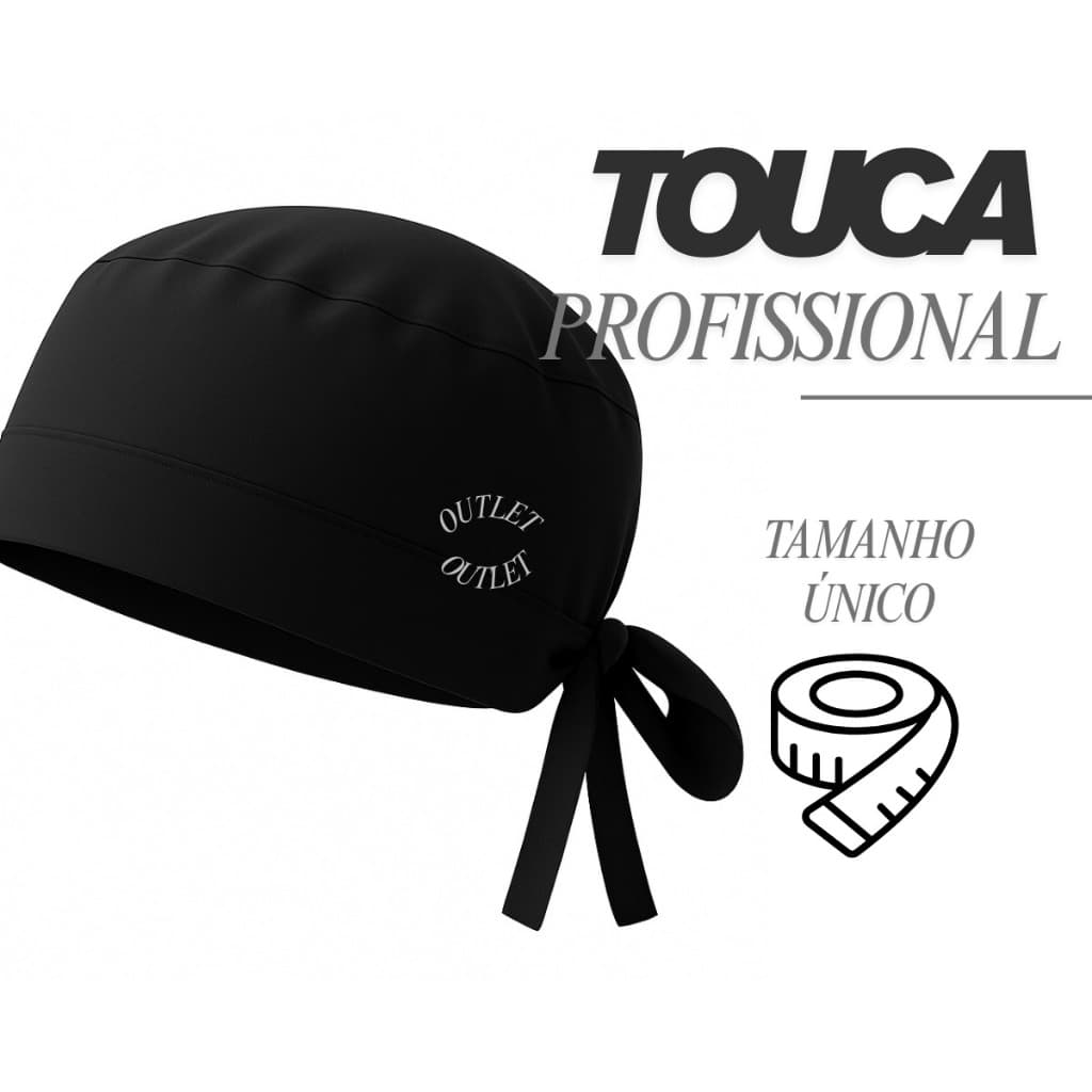 Bandana Touca Para Cozinha Cozinheiro Gastronomia Gorro