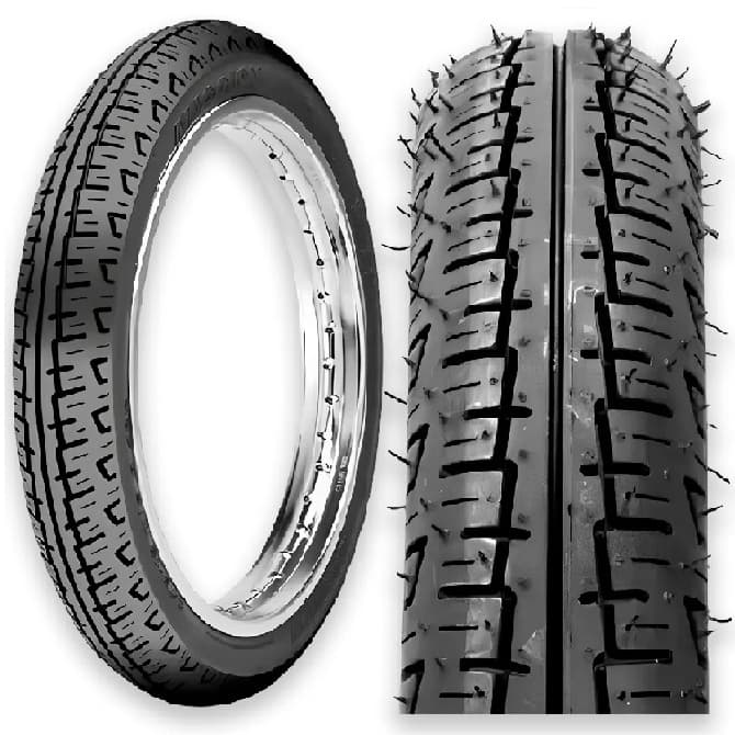 Pneu Moto 80/100-18 Maggion Winner Titan Fan CG Ybr Factor Dianteiro Uso Com Câmara Novo