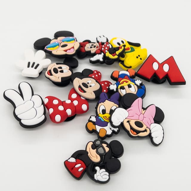 Kit Pins/Bottons Emborrachados Para Babuche - Coleção Minnie