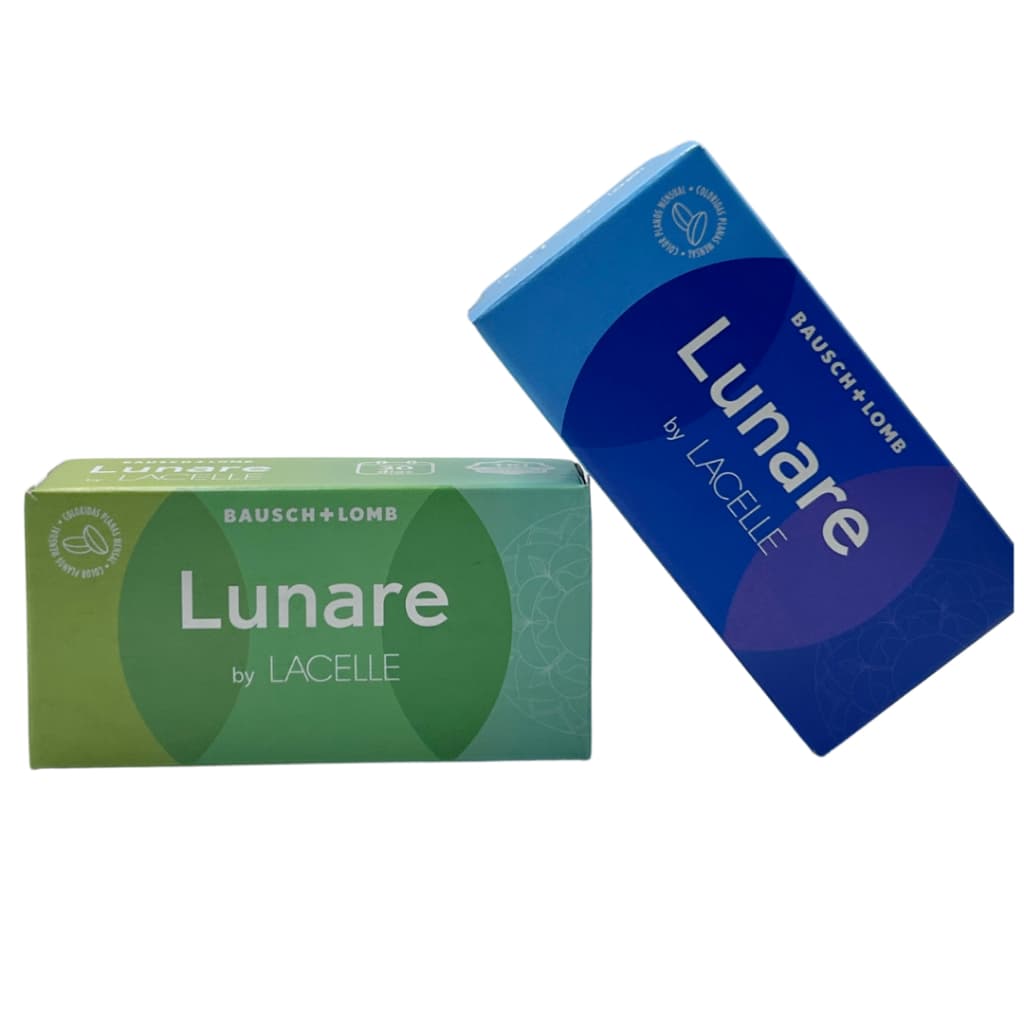Lente De Contato Colorida Bausch + Lomb Lunare Mensal+ renu solução e estojo