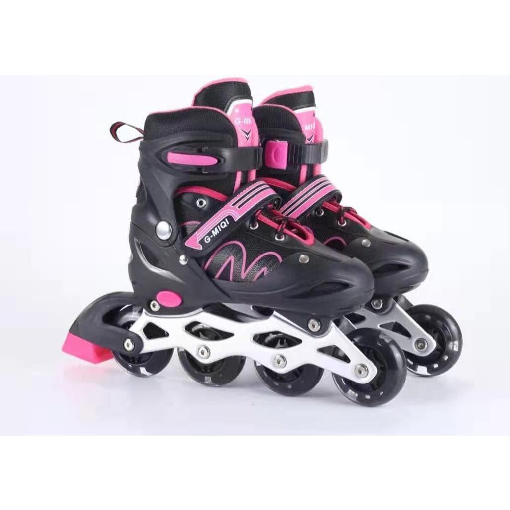 Patins Infantil Roller Inline Atacado Ajustável Com Luz De Led Criança Várias Cores Promoção