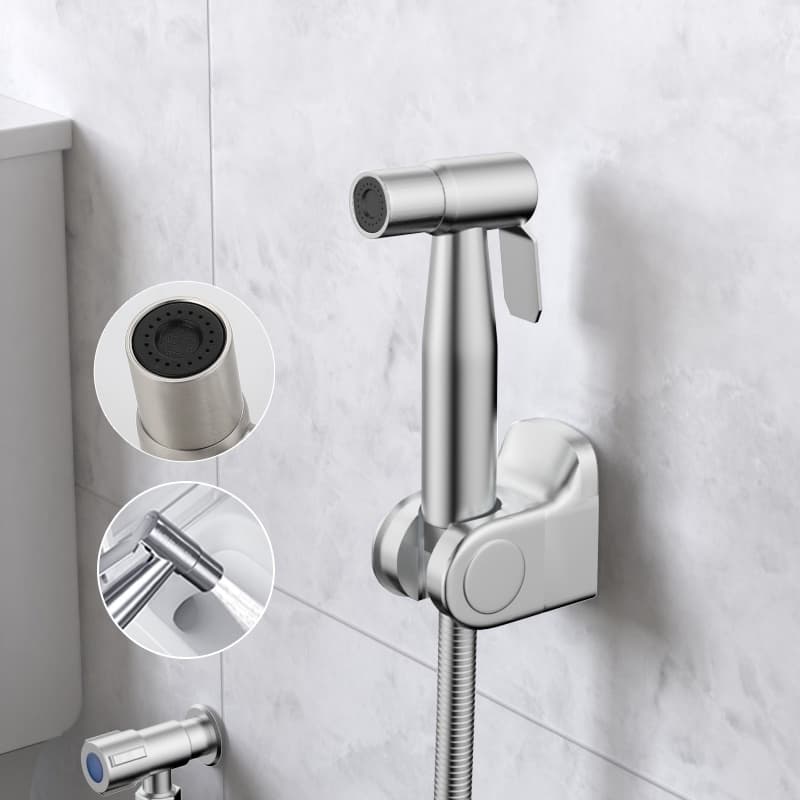 Ducha Higiênica Banheiro 100% 304 Aços Inoxidáveis 1,50m Com válvula angular