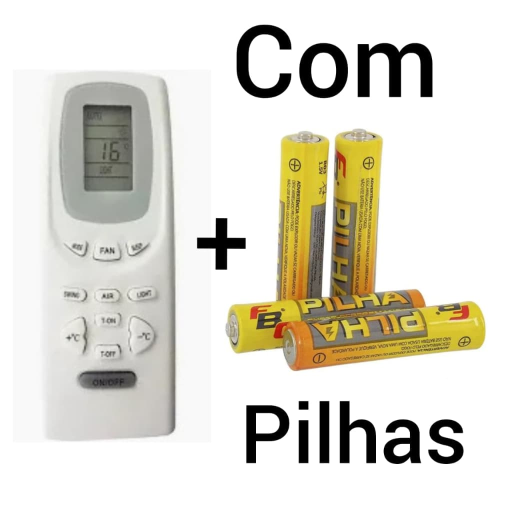 Controle Remoto P/ Ar condicionado Gree Y512 / Y512F / Y512F2 Modelo: FBG-9070