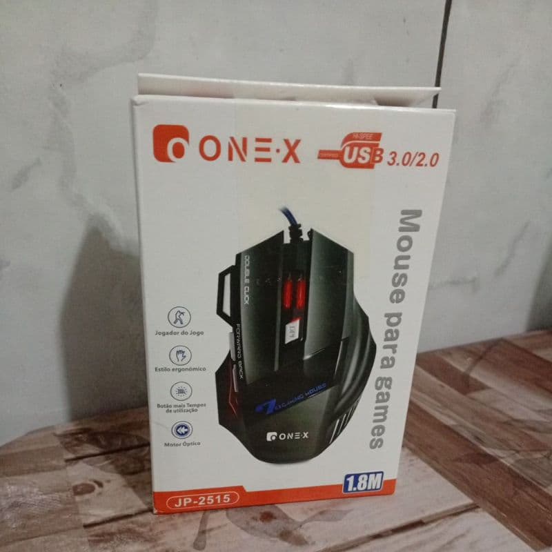 Mouse Óptico Gamer ONE X com 6000 de DPI