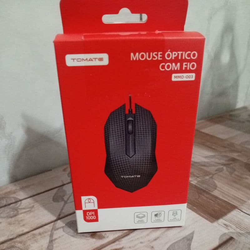 Mouse óptico com fio TOMATE