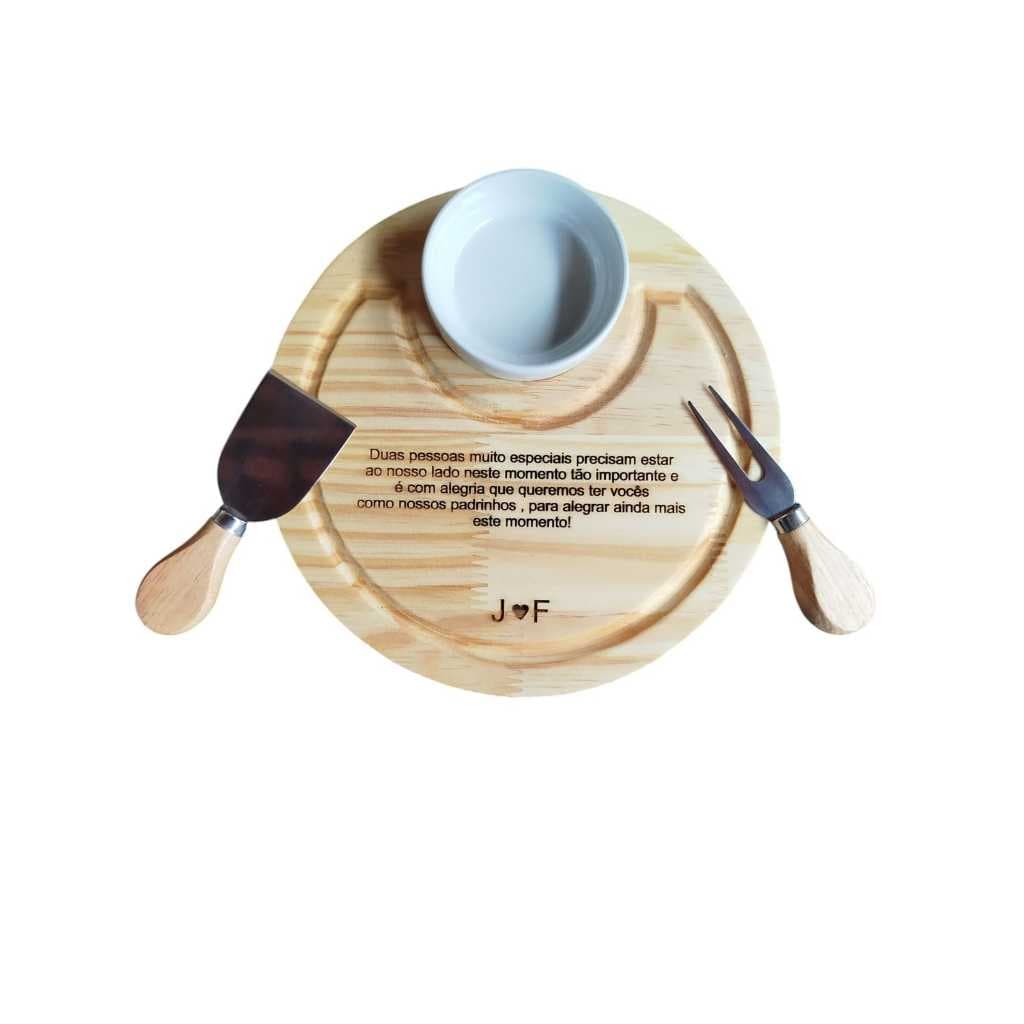 8 und Tábua Queijo Personalizada Brinde Casamento Empresa com Kit Queijo e Porcelana
