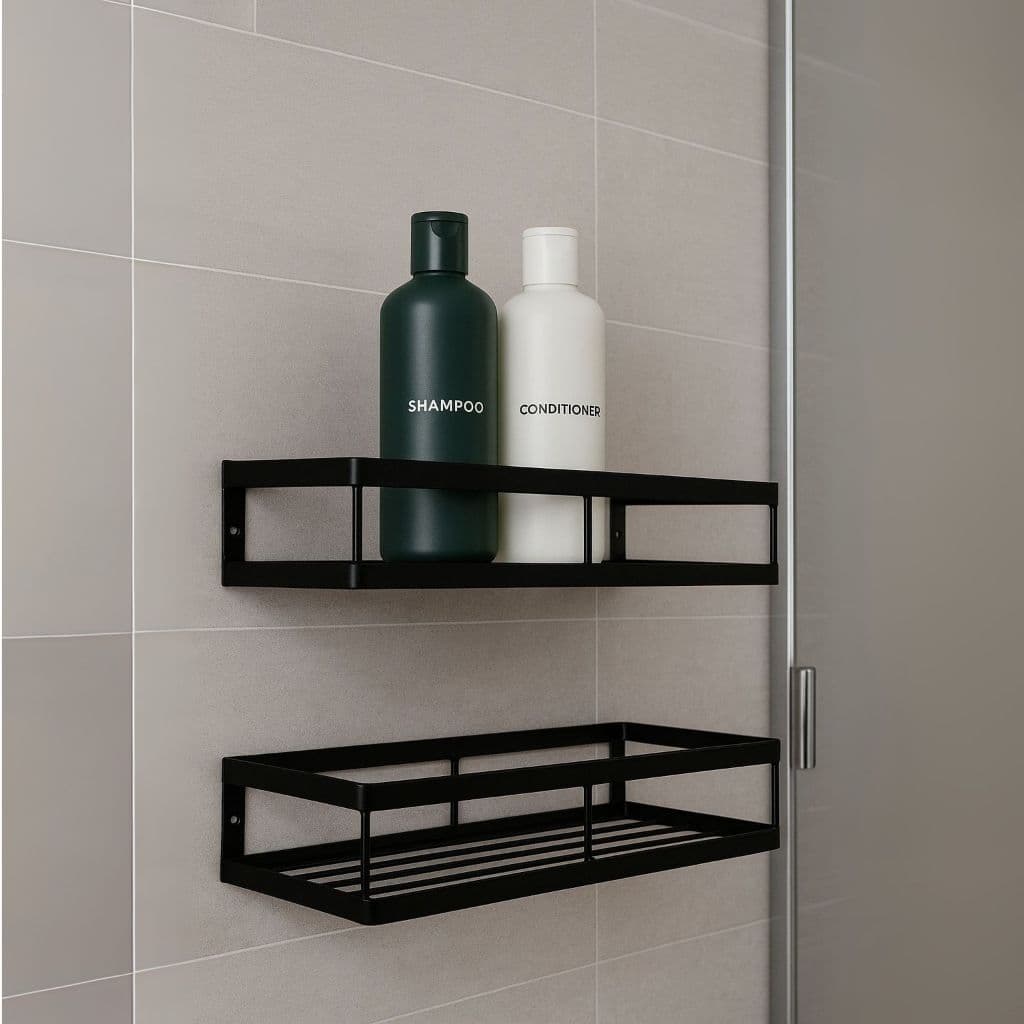 Suporte Porta Shampoo e Sabonete Para Banheiro Box Prateleira Utensilios