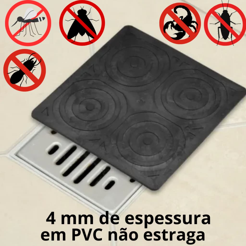 tampa para ralo protetor cheiro e insetos