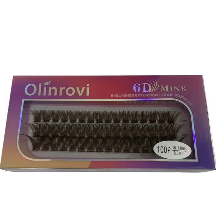 Cilios Tufinho olinrovi marrom 0.07d mix 10-14mm
