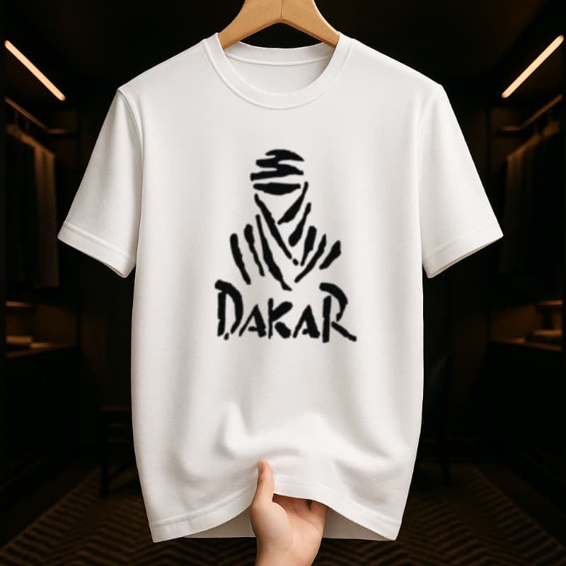 Camiseta Dakar Rally Masculina 100% Camisa  Algodão Estampa Exclusiva P ao GG