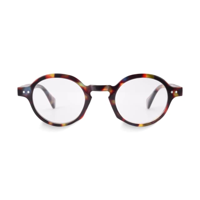 Óculos de Grau Redondo Vero Tortoise Aquamarine Armação Premium Retrô Unissex Leve Elegante