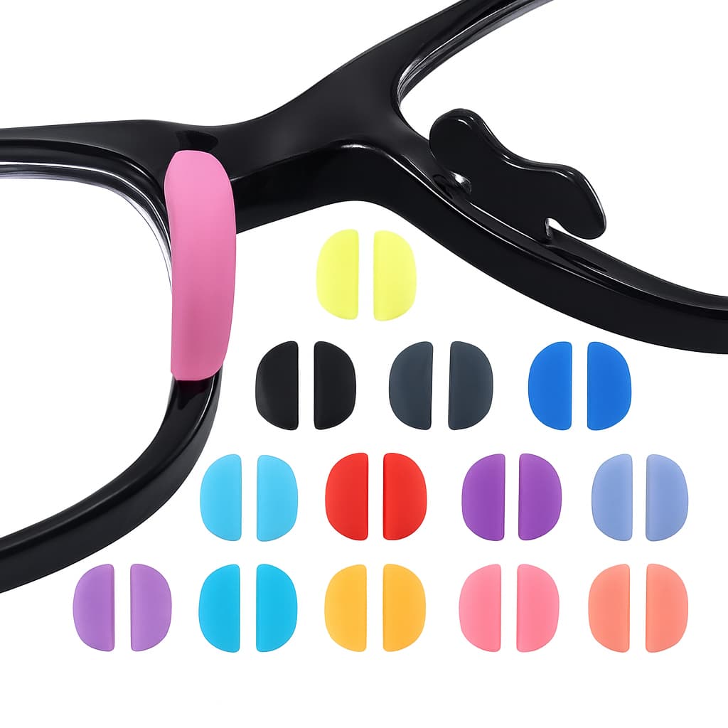 Almofada de silicone confortável para óculos - 5 a 10 pares