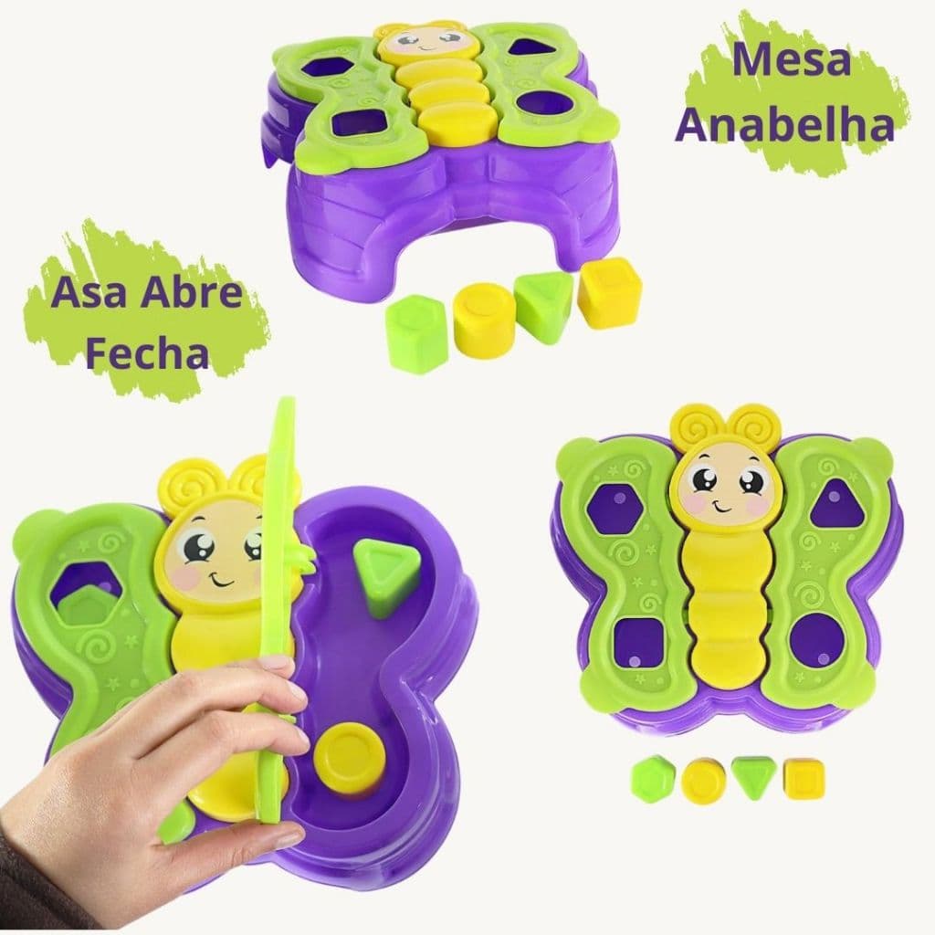 Brinquedo de Encaixar Montessoriano Cubo De Montar Para Bebe Brinquedo Educativo Encaixar Formas