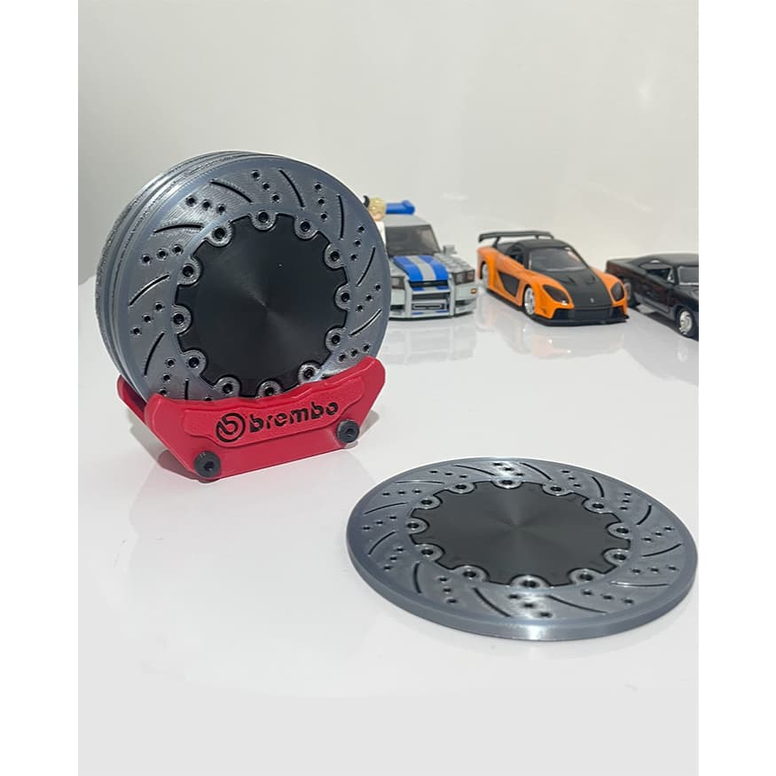 Porta copos inspirado Freio Brembo - Cultura automotiva