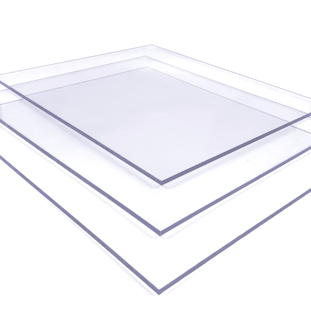 Chapa Acrilico Cast Cristal transparente 50cm X 40cm X 2mm