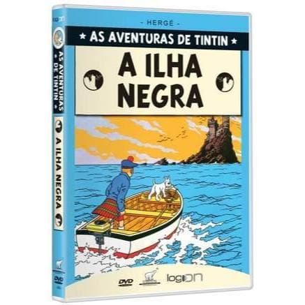 DVD As Aventuras de Tintin : A Ilha Negra - Original Tintim Logon