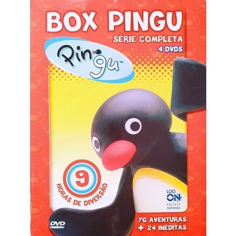 Dvd Box Pingu - A Série Completa ( 4 Dvds ) - Digipack original e lacrado