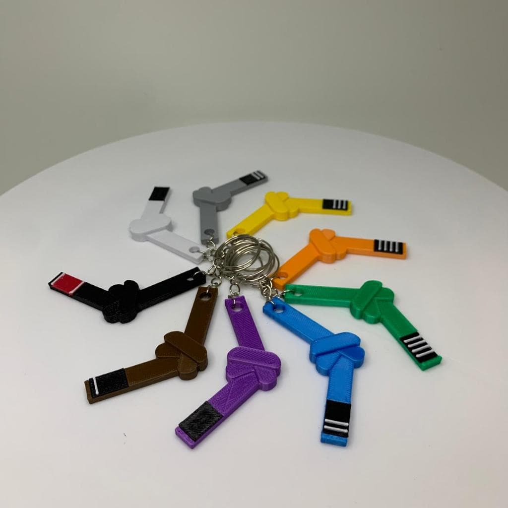 Chaveiro faixa jiu-jitsu, chaveiro faixa karatê, chaveiro faixa judô, chaveiro faixa taekwondo, artes marcial.