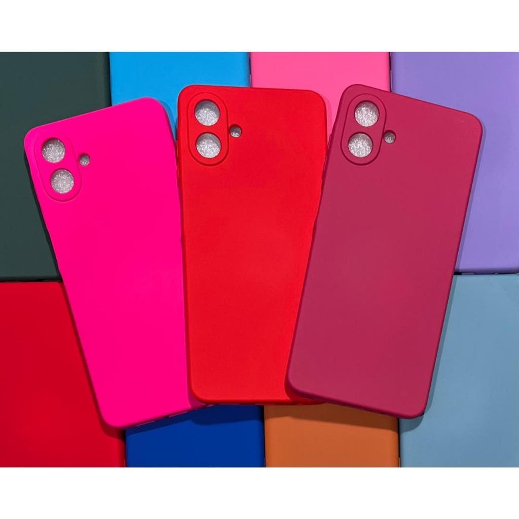Capa Para Samsung A07 / Capa + Pelicula Vidro 3D ou Só 1 Capinha Aveludada Case