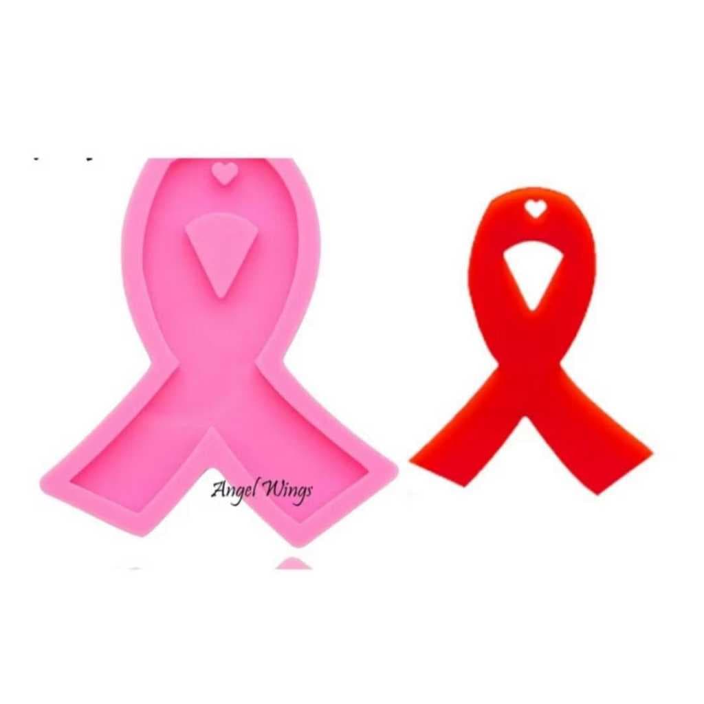 Molde De Silicone - Laço - Spot0083 - Outubro Rosa - RESINA - CHOCOLATE