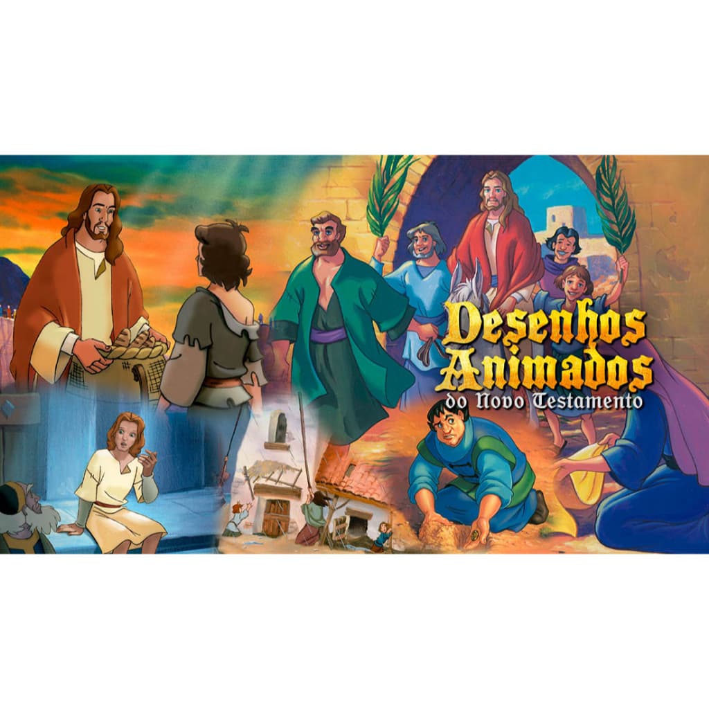 Desenhos Bíblicos - Histórias Animadas da Bíblia (03 DVDs)