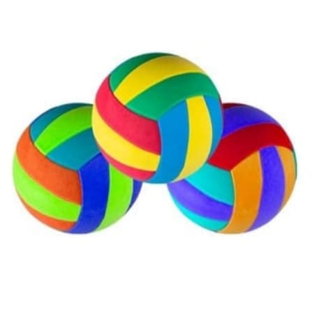 3 BOLAS COLORIDAS EM EVA