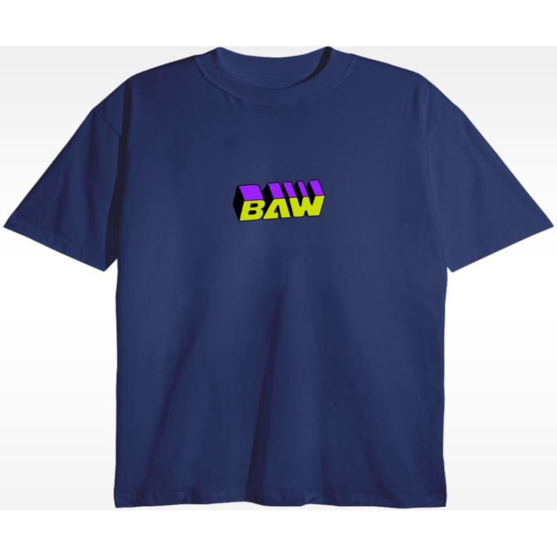 Camiseta  Oversized Streetwear 3D BAW Unissex
